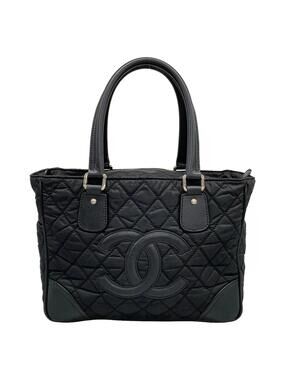 Chanel Paris New York Line Tote Black #283893C17B